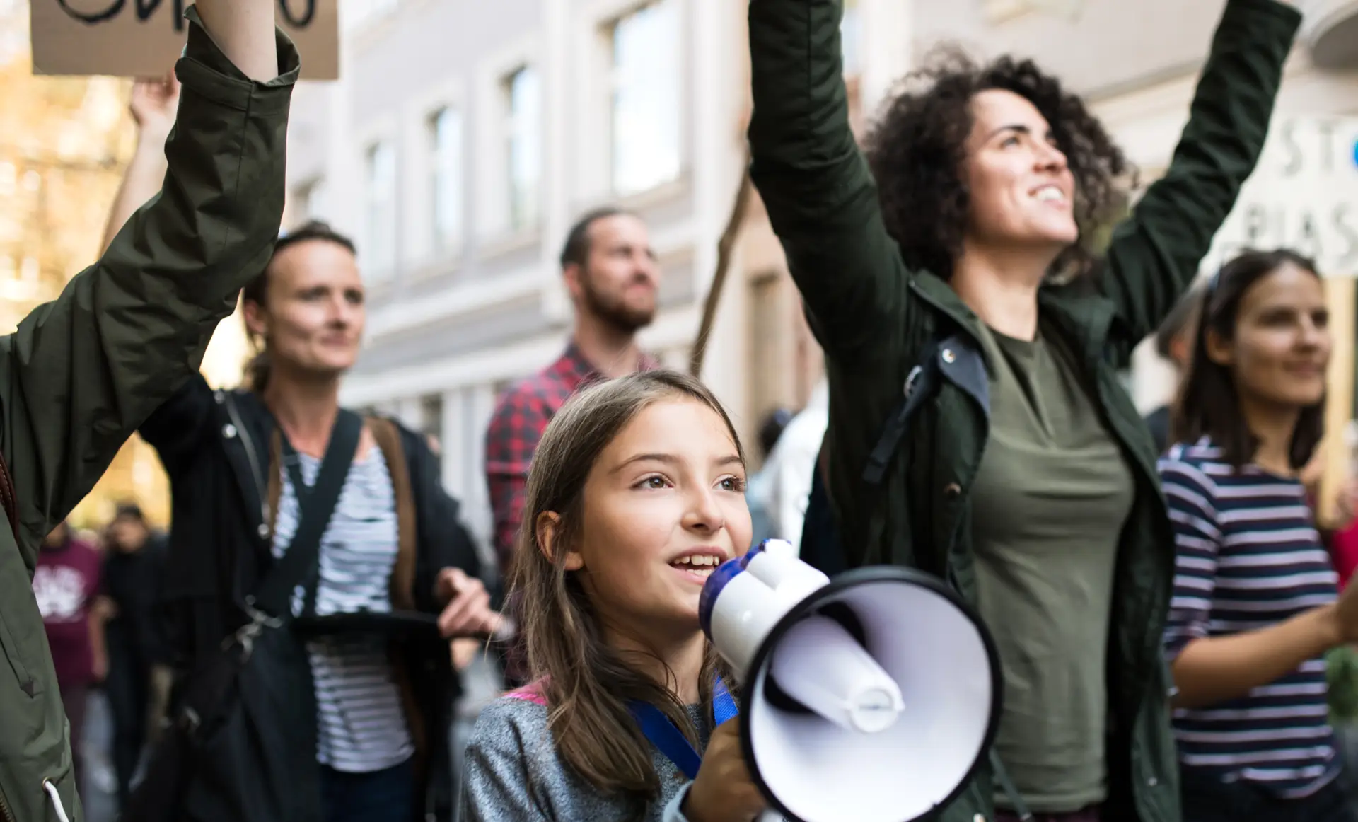 actors participating in a picket line for an Actors Equity Strike